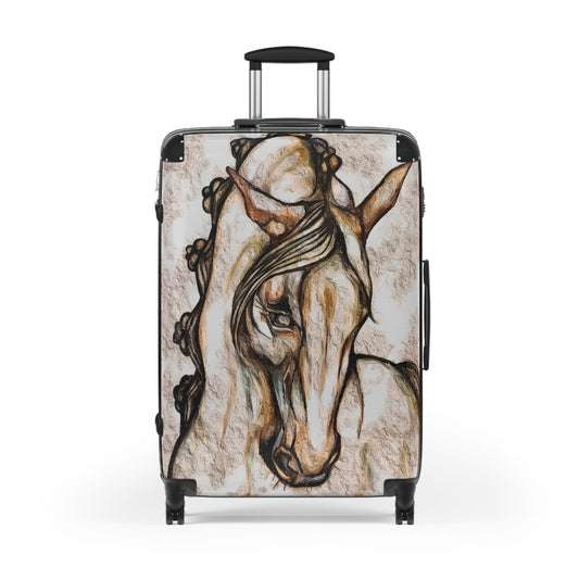 Baroque Horse Cabin Suitcase