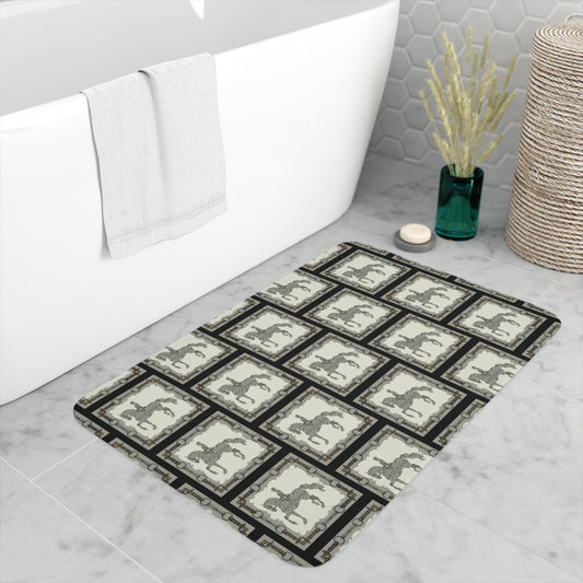 Dressage Snaffle Bit  Memory Foam Bath Mat
