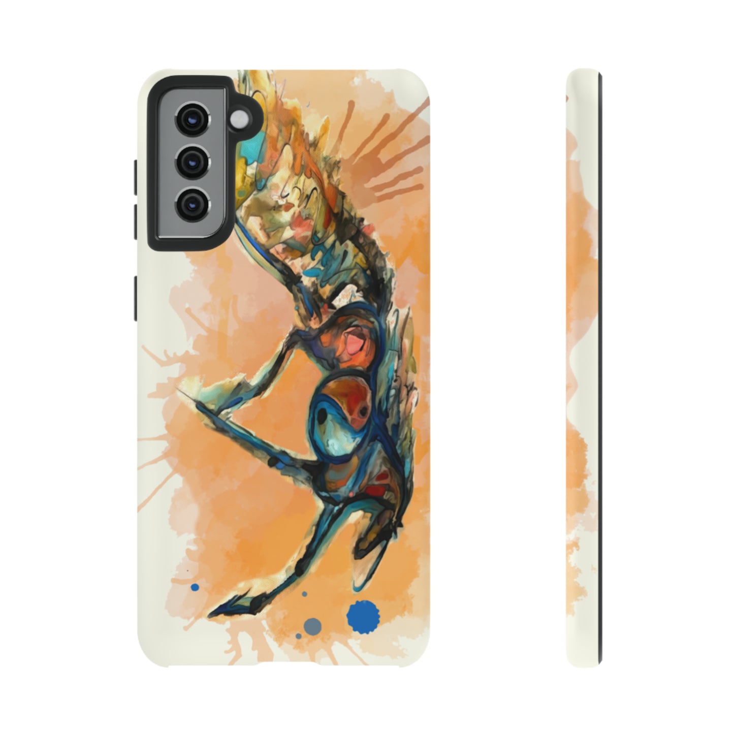 Yin Yang Watercolor Horse Horse Lover Gift Study Tough Case Phone Case.