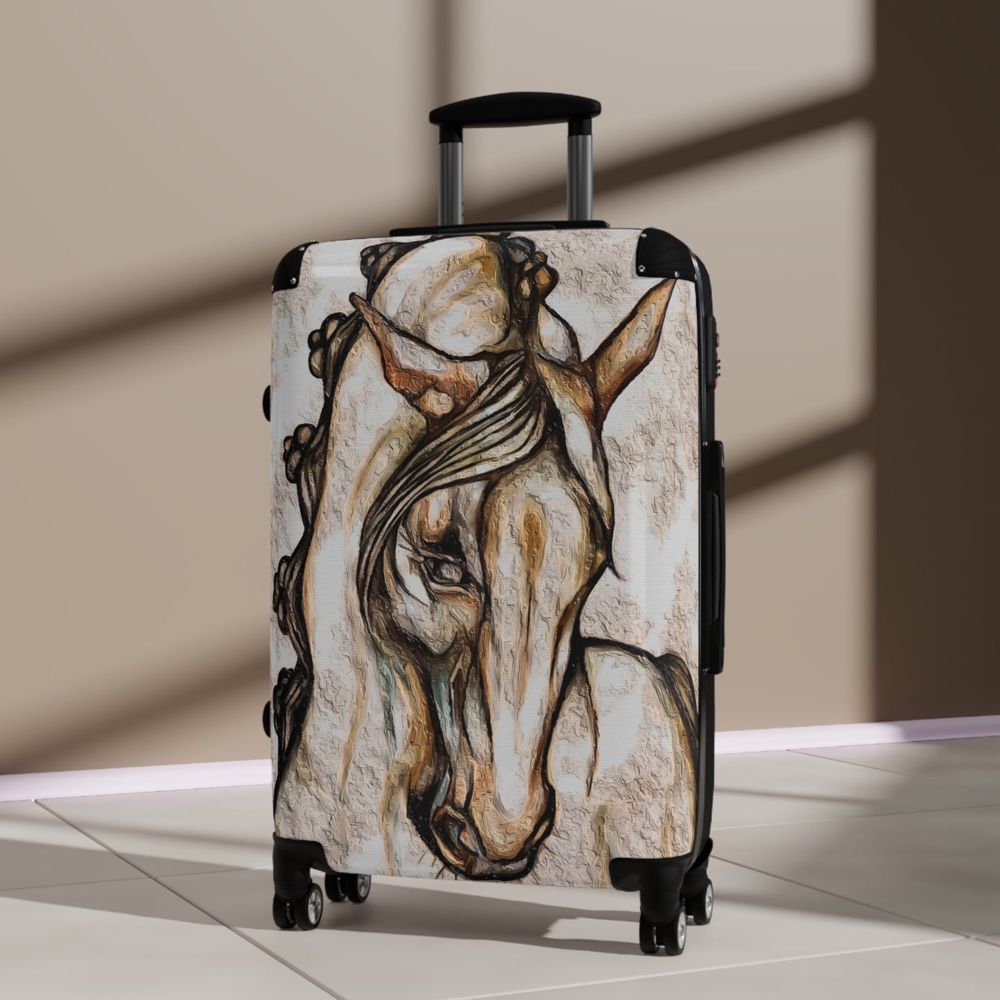 Baroque Horse Cabin Suitcase