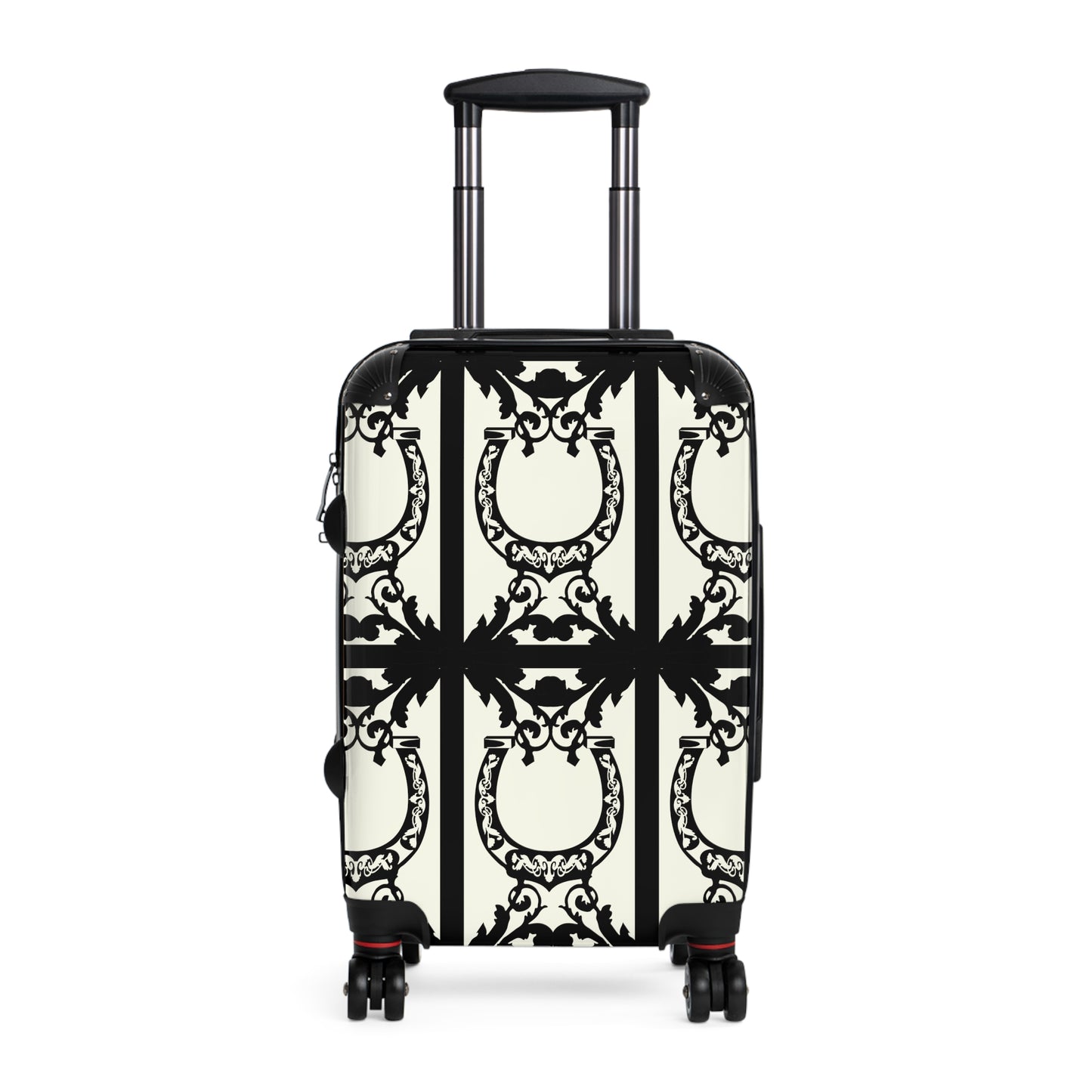 Elegant Horse Shoe Motif Cabin Suitcase