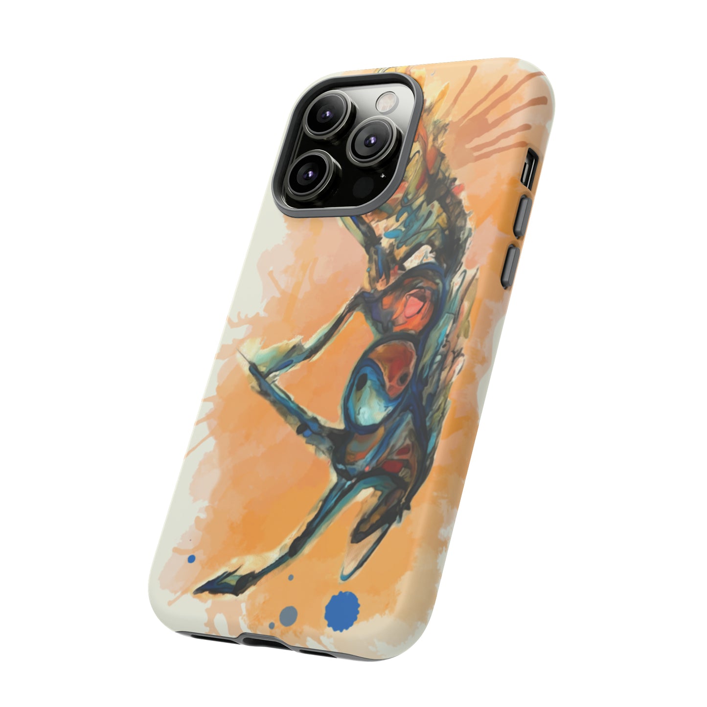 Yin Yang Watercolor Horse Horse Lover Gift Study Tough Case Phone Case.