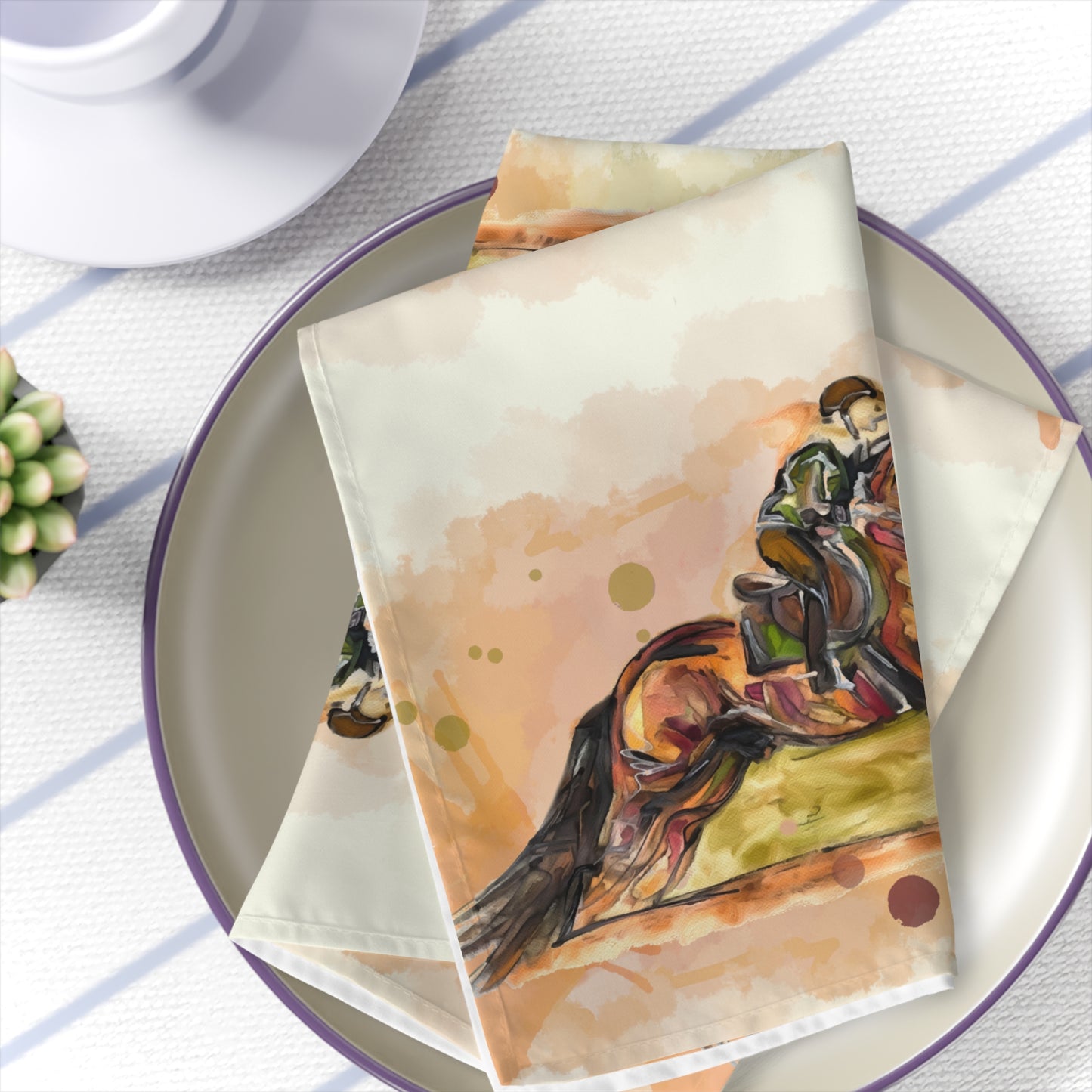 Hunter Jumper eventing water color art Napkins (Set of 4)