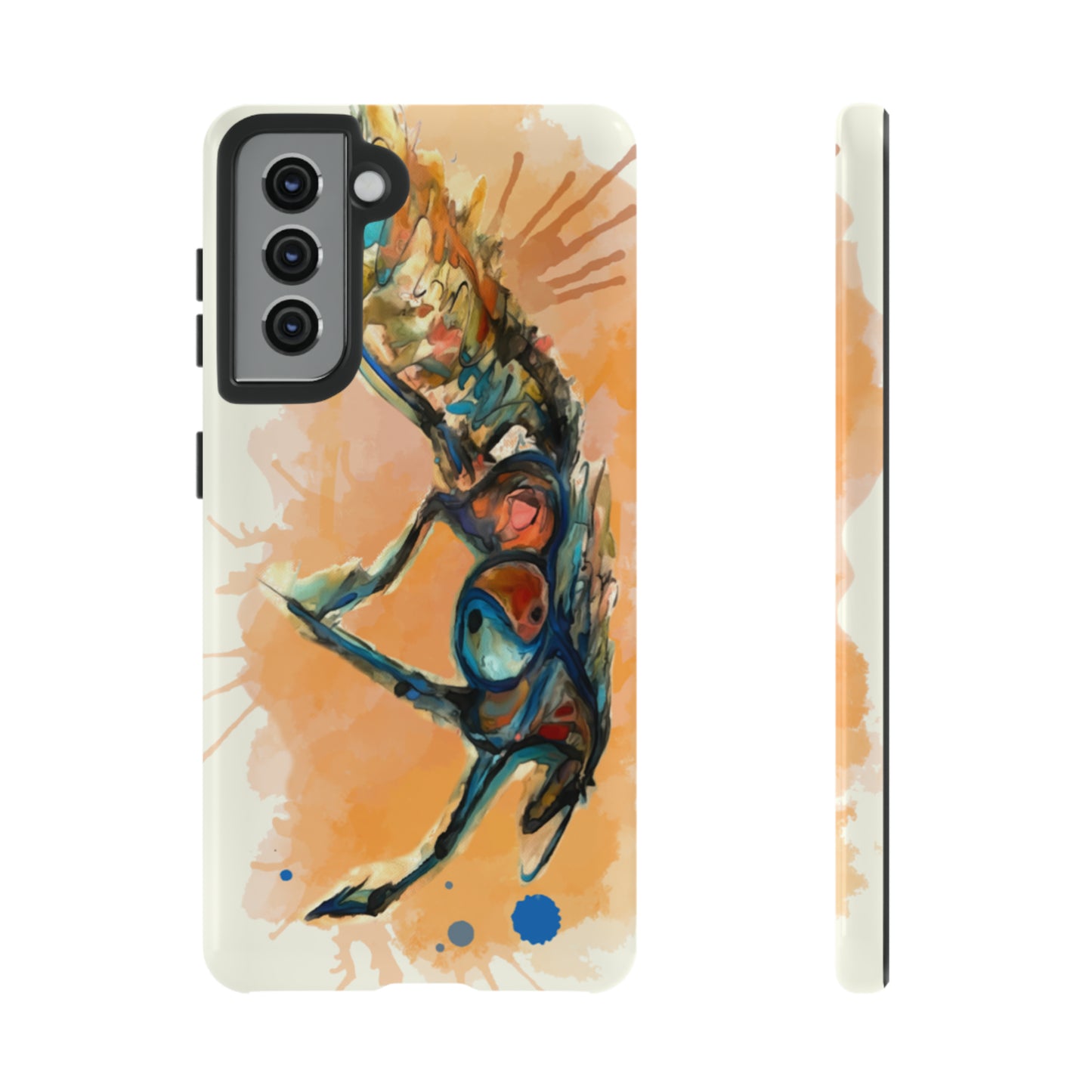 Yin Yang Watercolor Horse Horse Lover Gift Study Tough Case Phone Case.