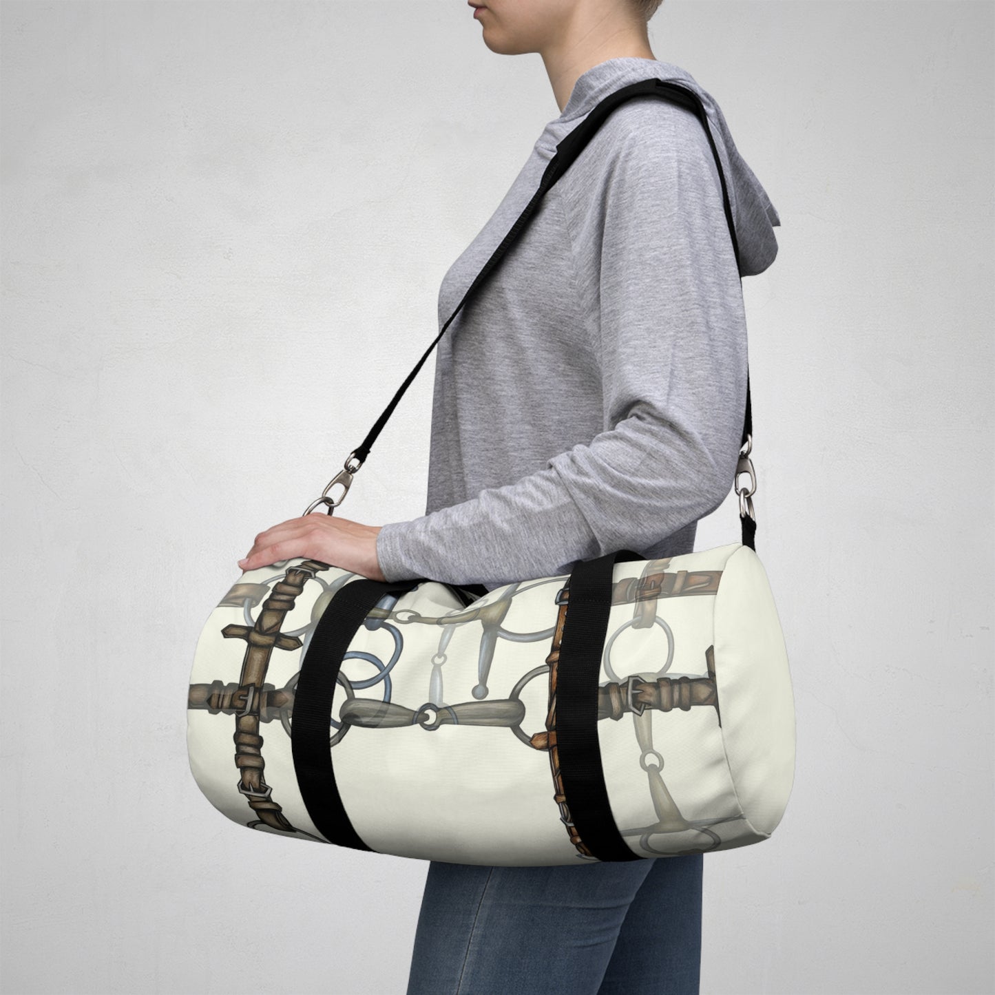 Chaos Bit Pattern Bit Pattern Ivory Duffel Bag