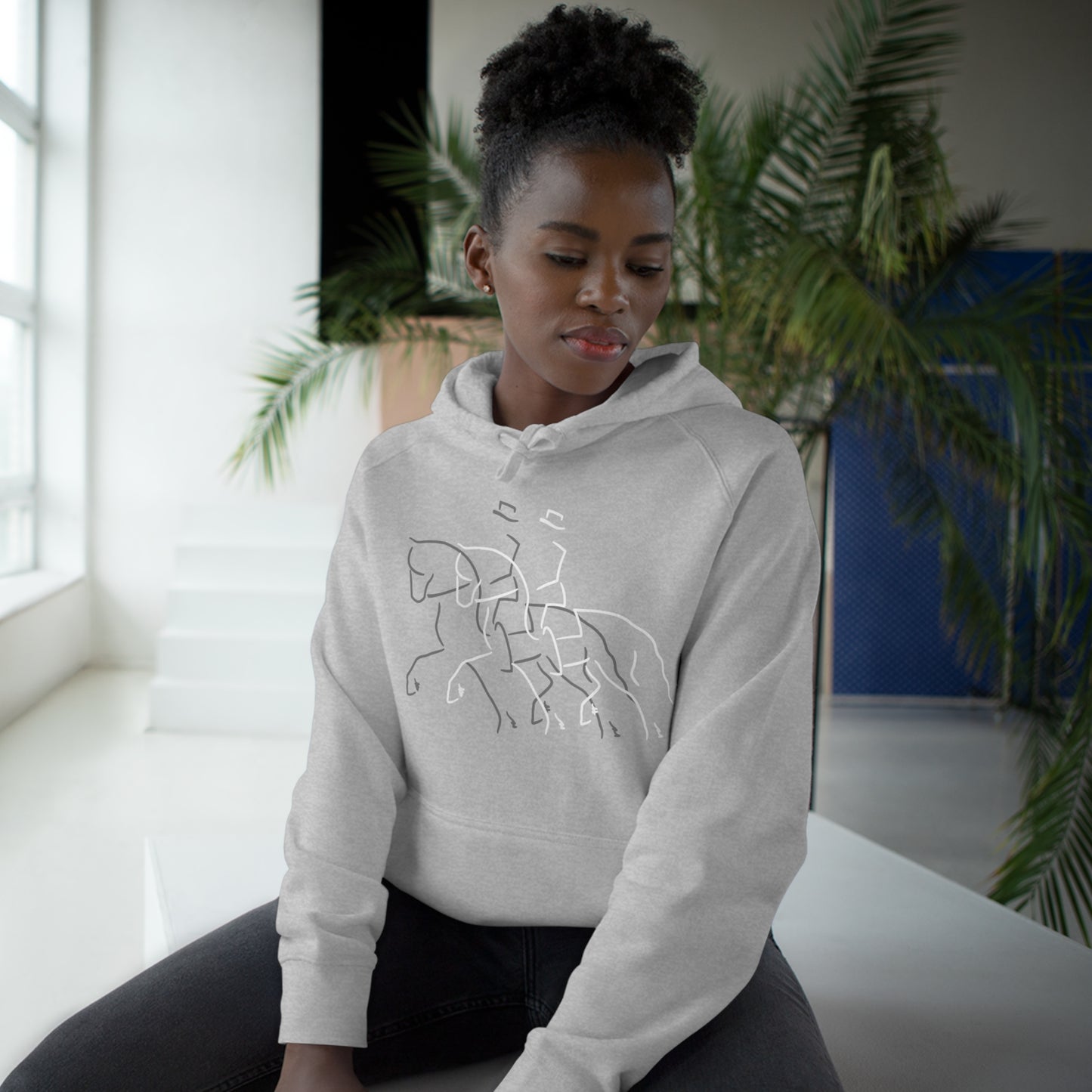 Jenny Veenstra Graphic Dressage Unisex Supply Hoodie