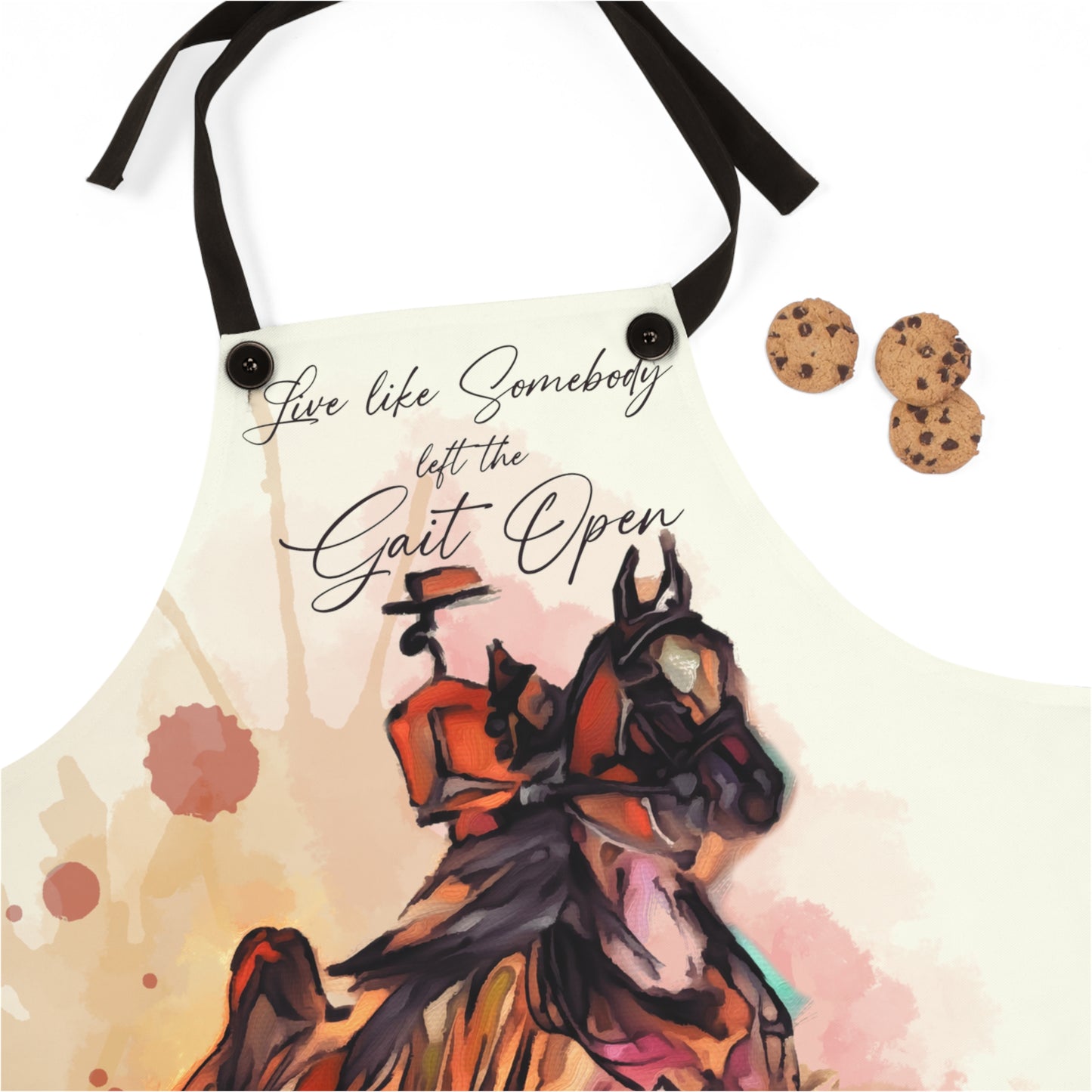 Gaited Horse Show Cloths Cover Apron. Cooking Apron and/or Protect your show cloths in style. Custom Text