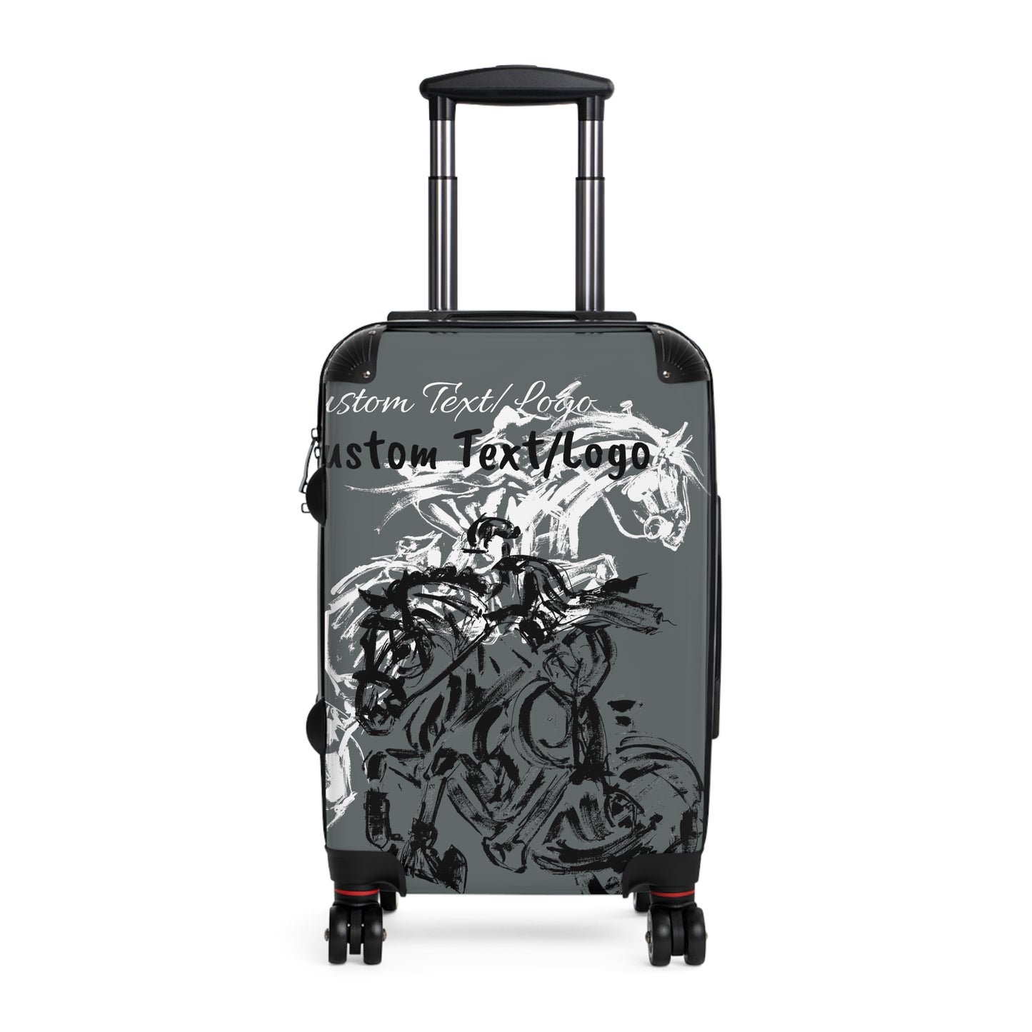 Custom Text/Logo Dressage design Suitcases