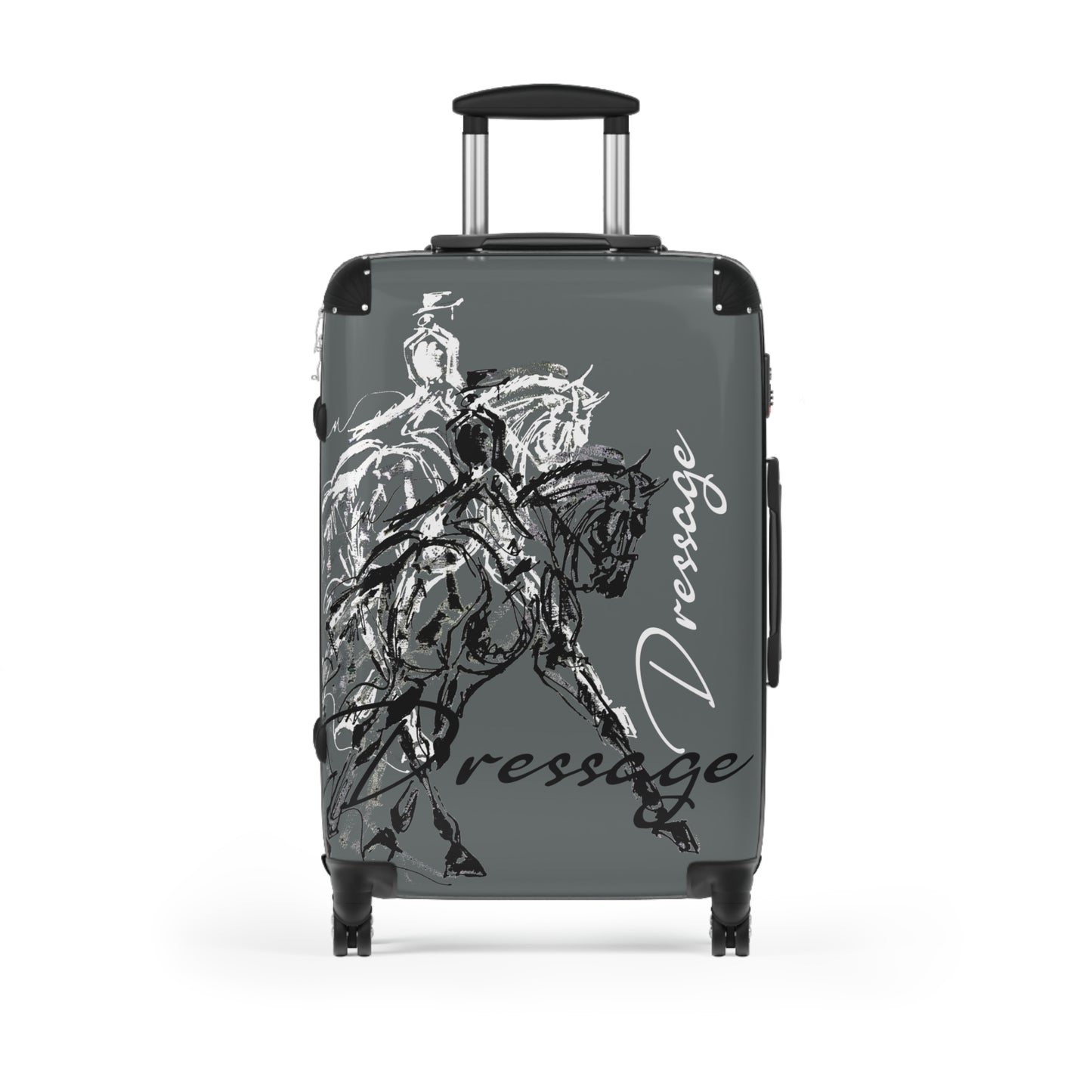 Artistic Dressage Horse in Half Pass Cabin Suitcase