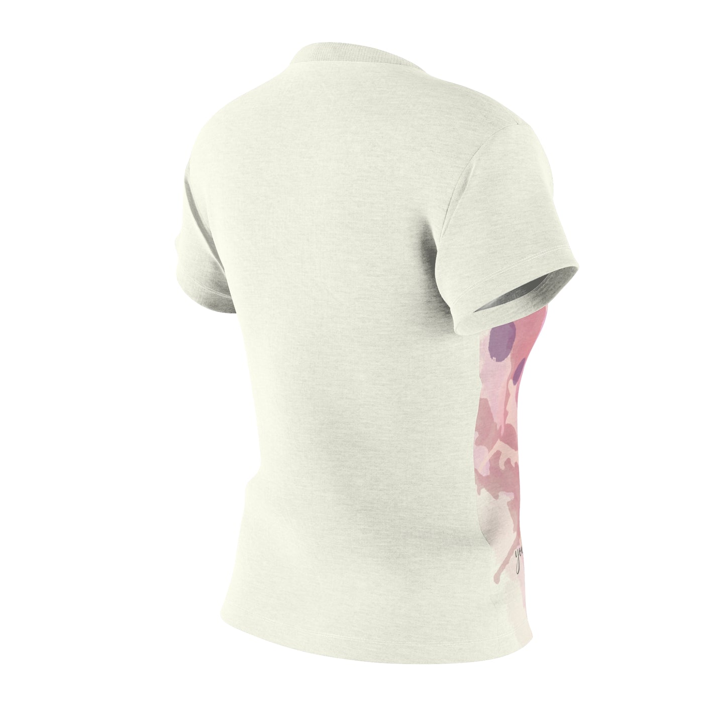 Romantic Watercolor Horse Shirt  Women's Cut & Sew Tee (AOP)