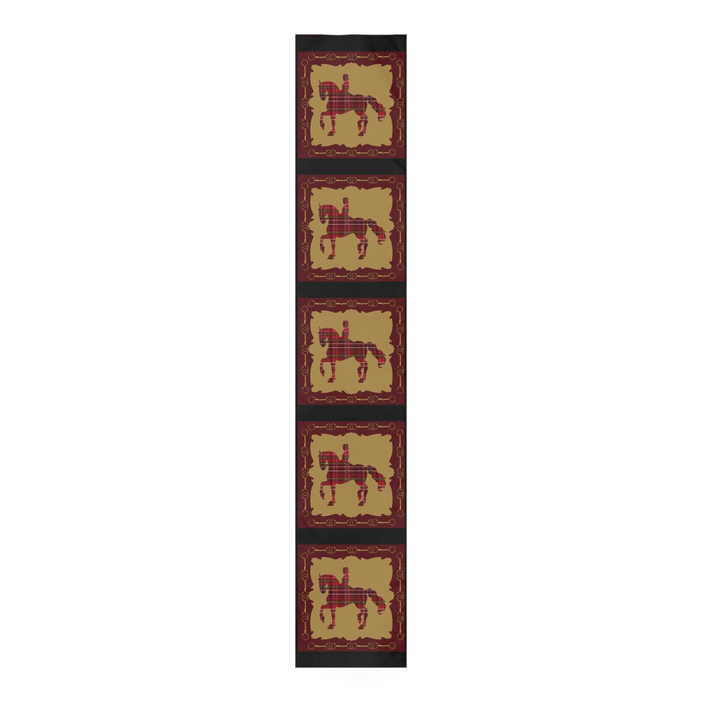 Dressage Bit Motif Table Runner