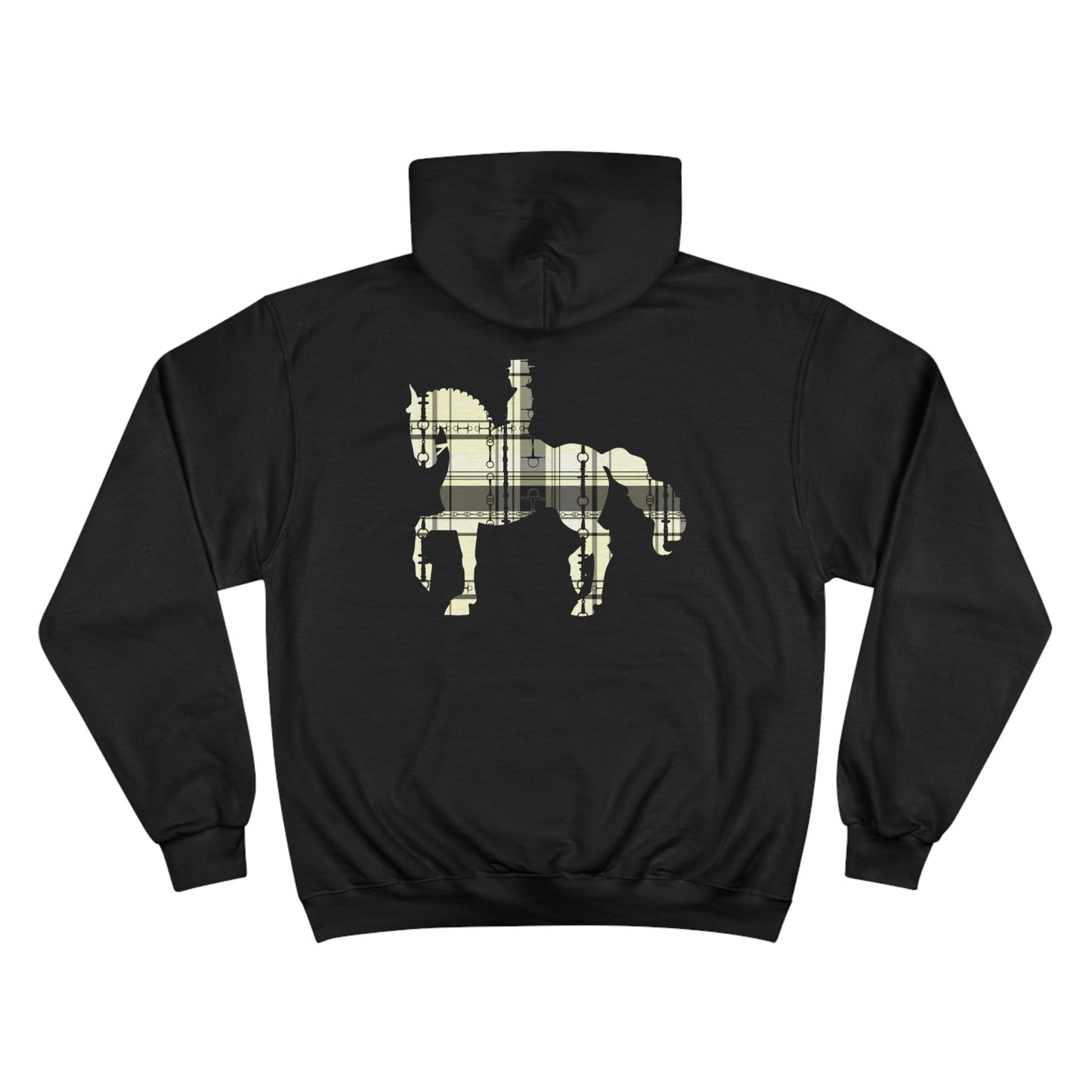 Dressage Piaffe Plaid Champion Hoodie