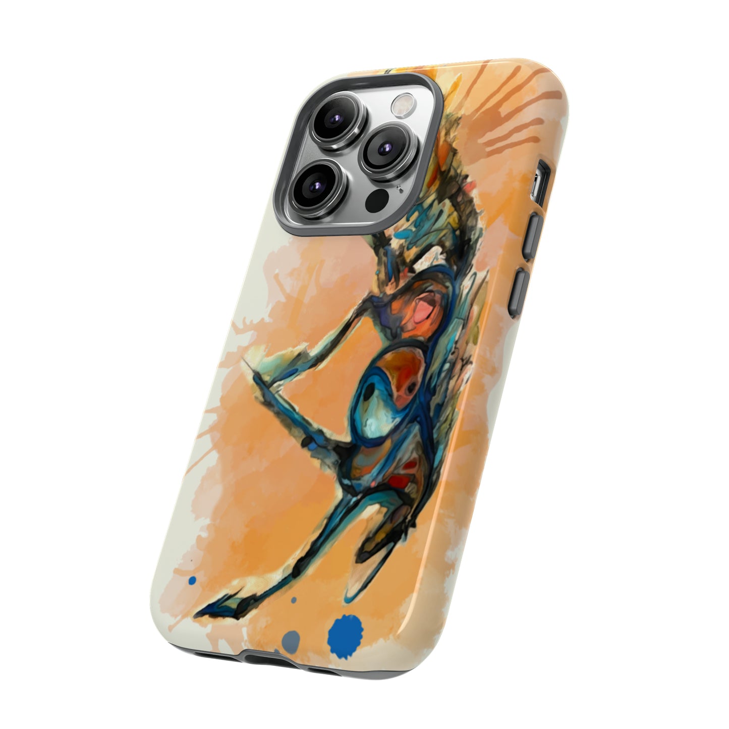 Yin Yang Watercolor Horse Horse Lover Gift Study Tough Case Phone Case.