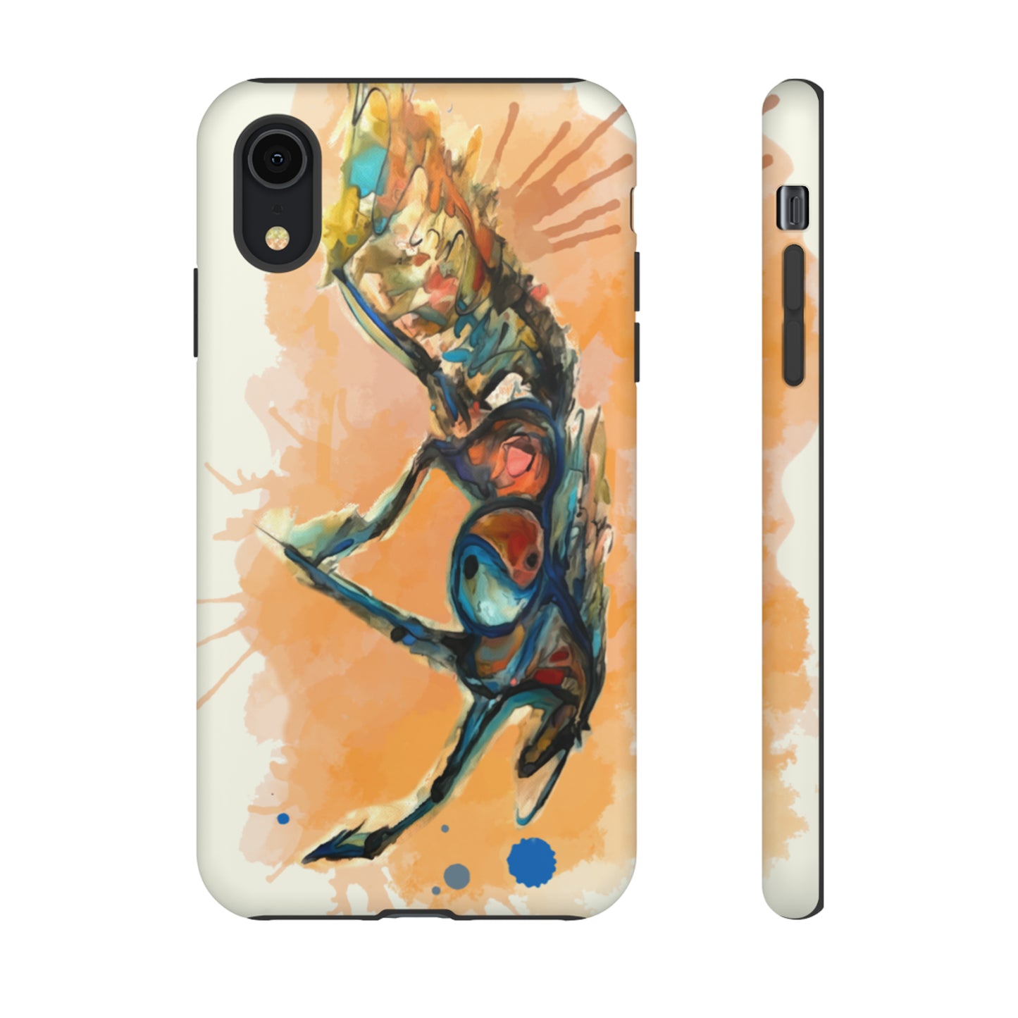 Yin Yang Watercolor Horse Horse Lover Gift Study Tough Case Phone Case.