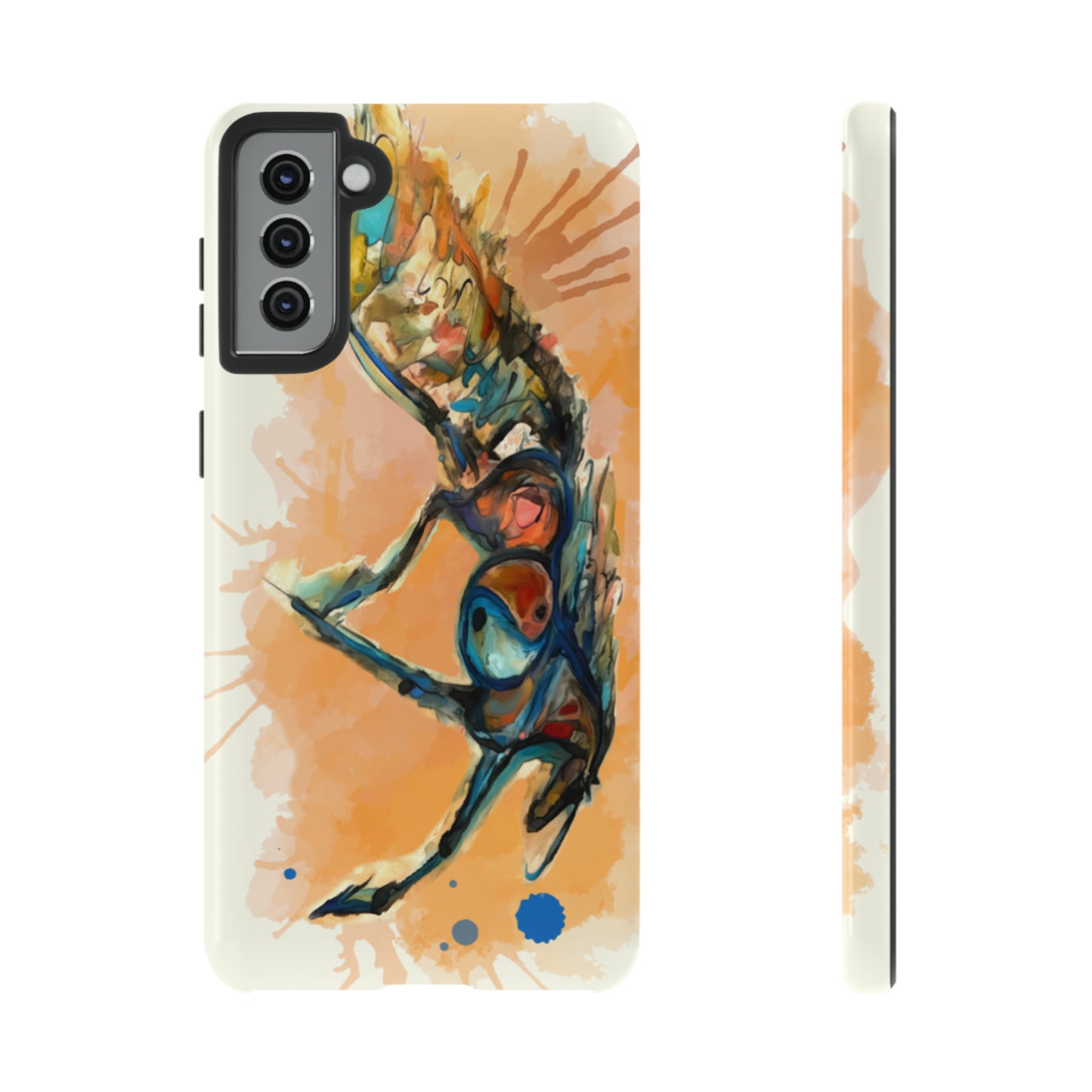 Yin Yang Watercolor Horse Horse Lover Gift Study Tough Case Phone Case.