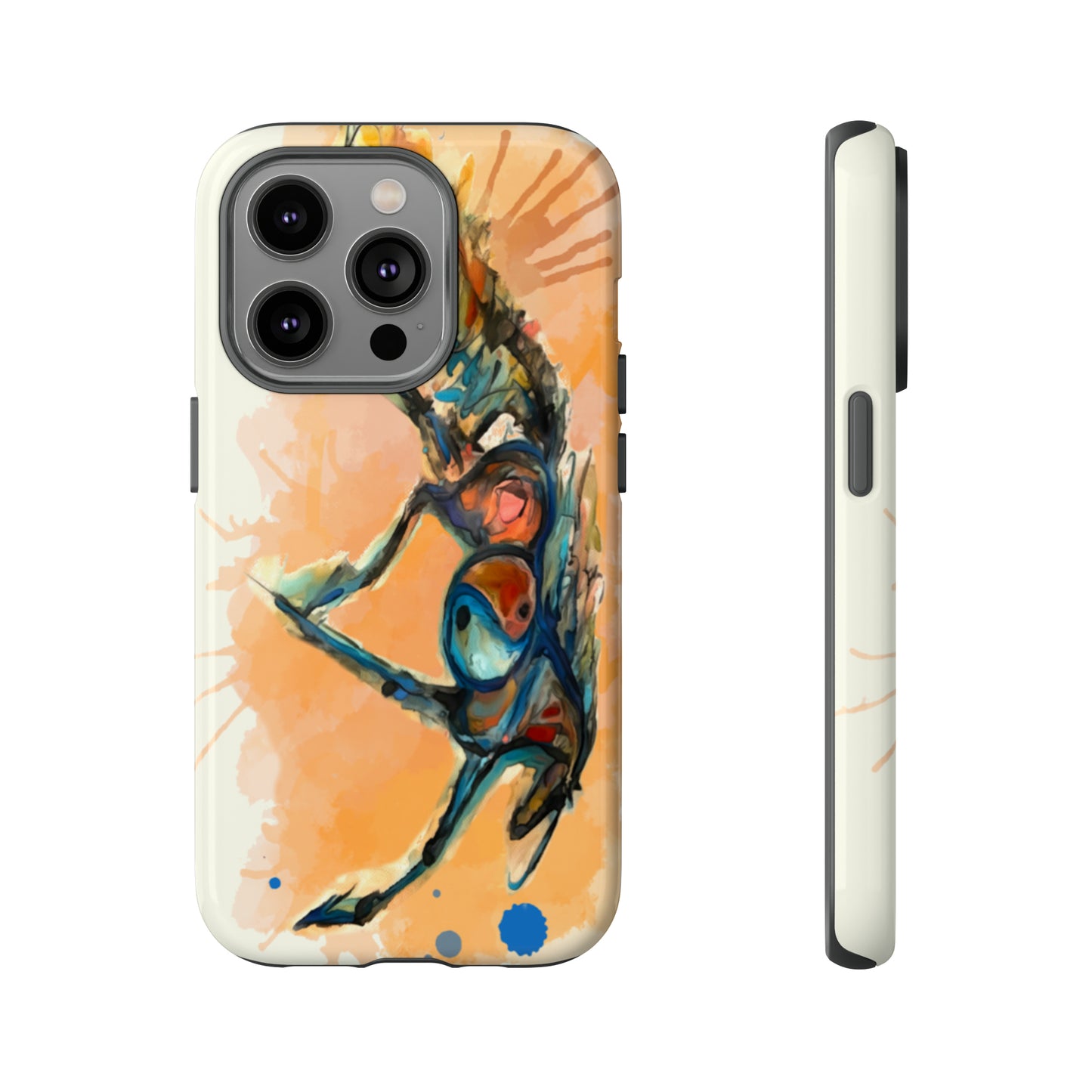 Yin Yang Watercolor Horse Horse Lover Gift Study Tough Case Phone Case.