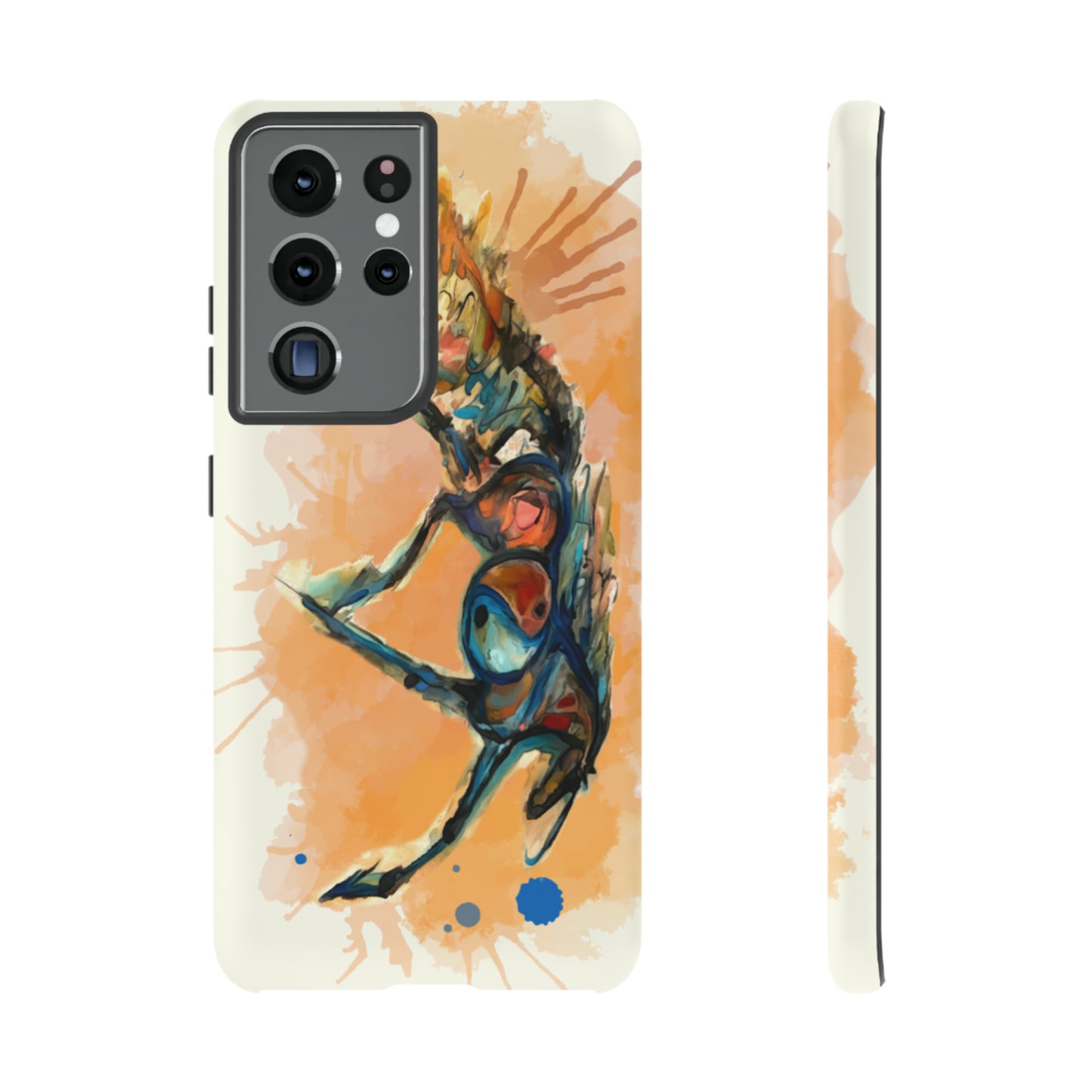 Yin Yang Watercolor Horse Horse Lover Gift Study Tough Case Phone Case.