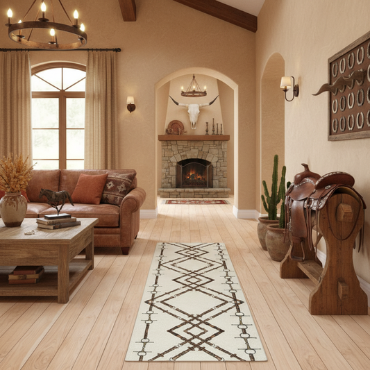 Tribal Rein Pattern Runner 6x2ft