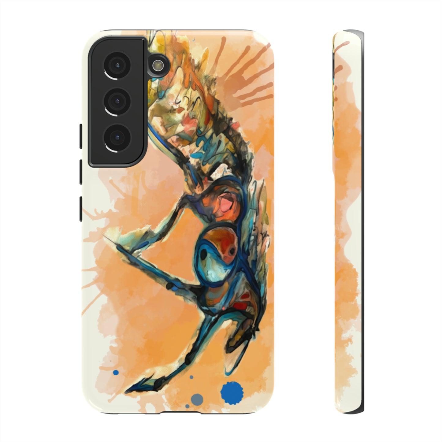 Yin Yang Watercolor Horse Horse Lover Gift Study Tough Case Phone Case.