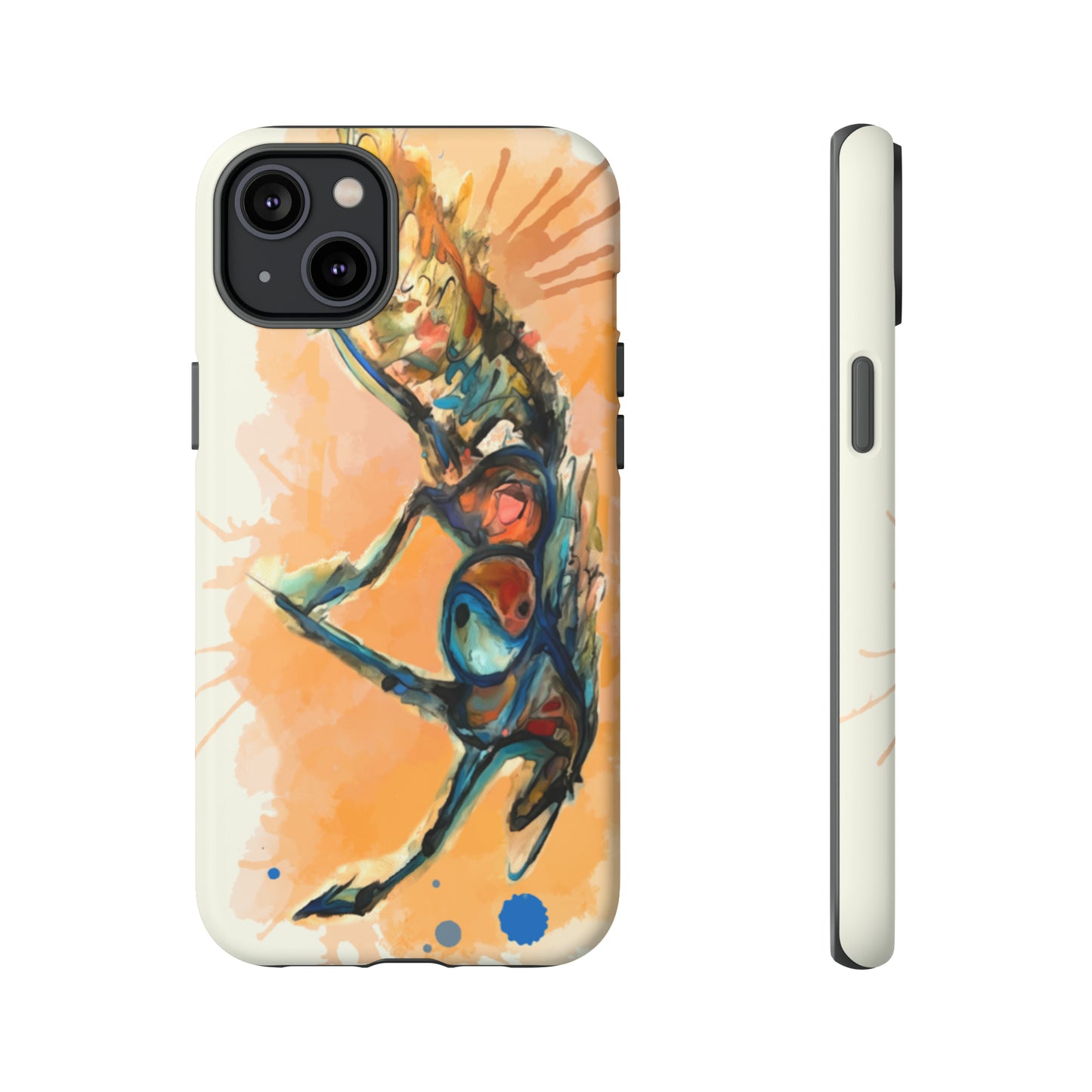 Yin Yang Watercolor Horse Horse Lover Gift Study Tough Case Phone Case.