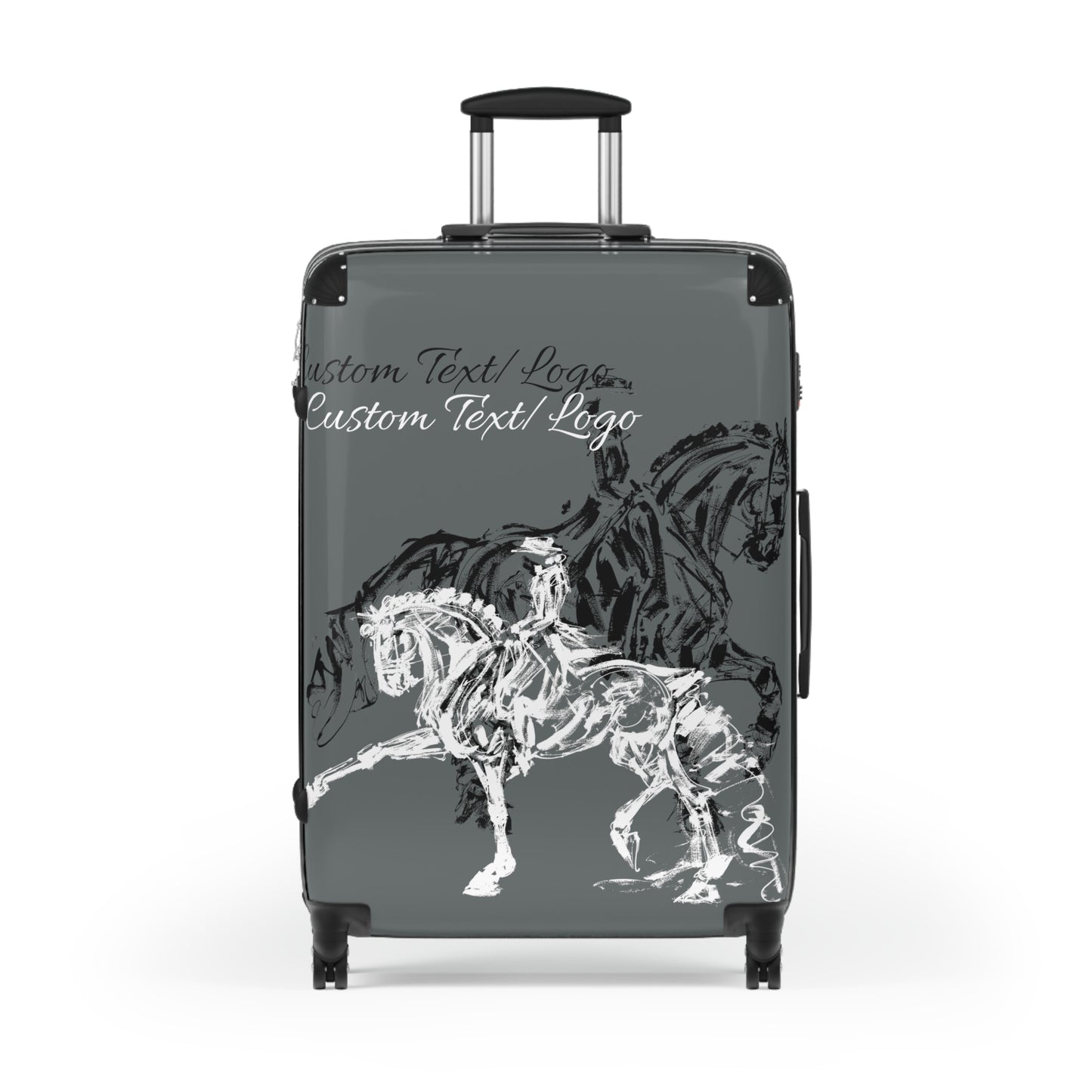 Custom Text/Logo Dressage design Suitcases