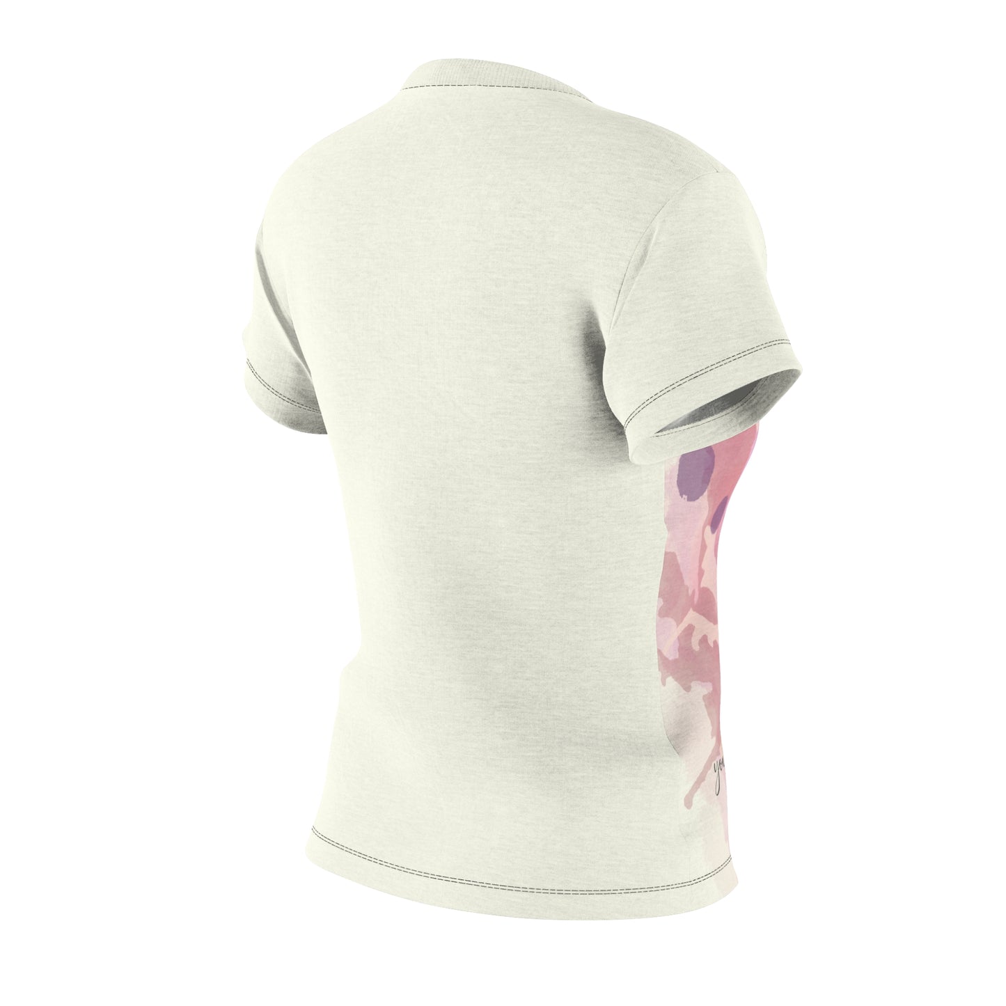 Romantic Watercolor Horse Shirt  Women's Cut & Sew Tee (AOP)