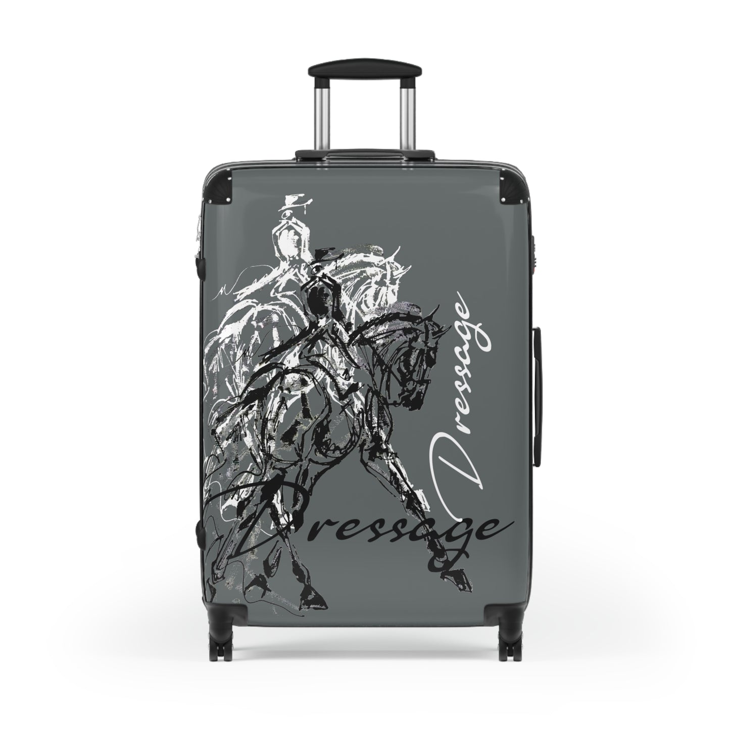 Artistic Dressage Horse in Half Pass Cabin Suitcase