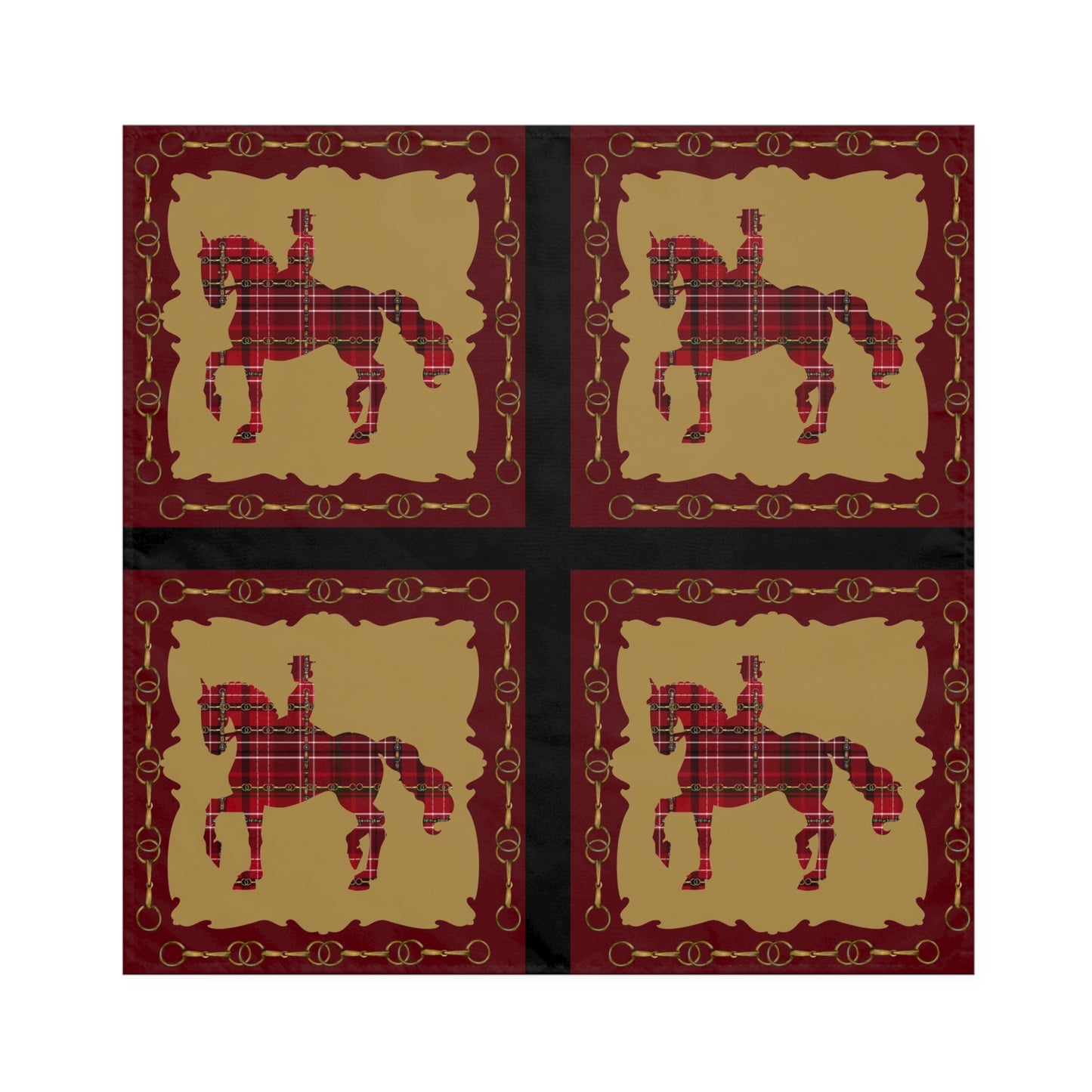 Christmas Dressage Napkins (Set of 4)