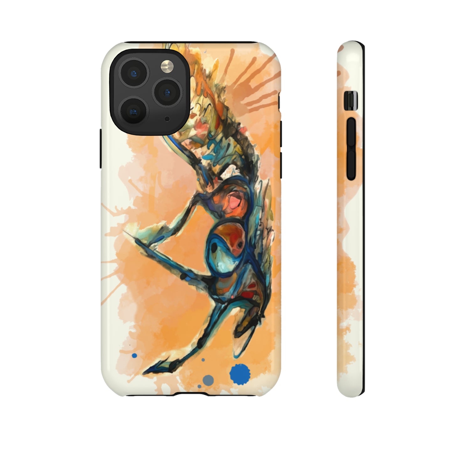 Yin Yang Watercolor Horse Horse Lover Gift Study Tough Case Phone Case.