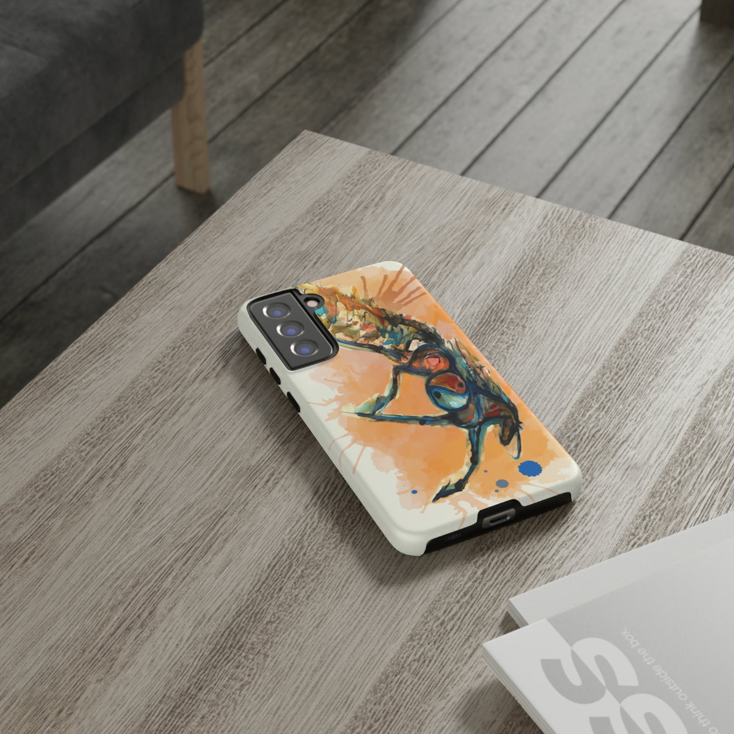 Yin Yang Watercolor Horse Horse Lover Gift Study Tough Case Phone Case.