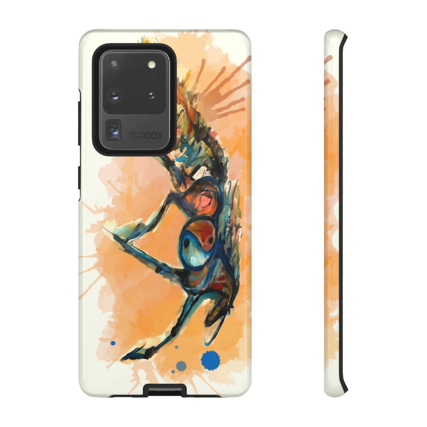 Yin Yang Watercolor Horse Horse Lover Gift Study Tough Case Phone Case.