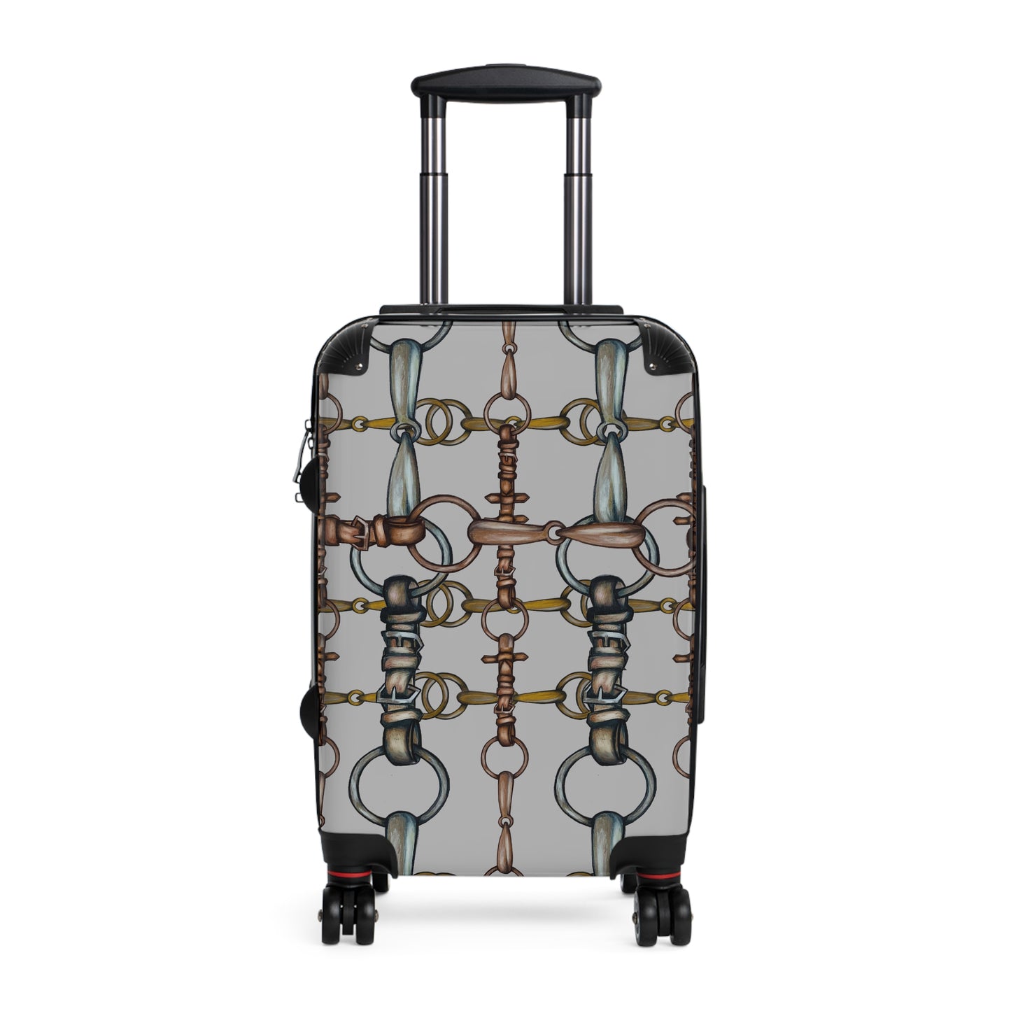 Artistic Equestrian Snaffle Bit and Reins Cabin Suitcase