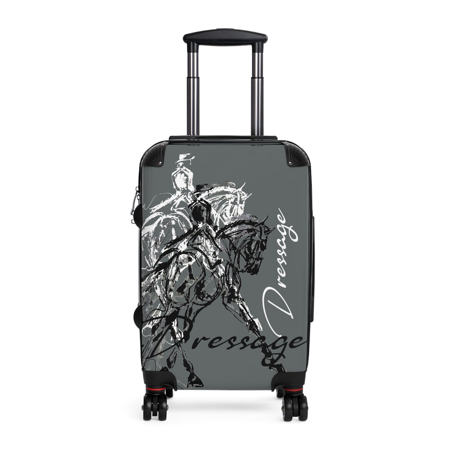 Artistic Dressage Horse in Half Pass Cabin Suitcase