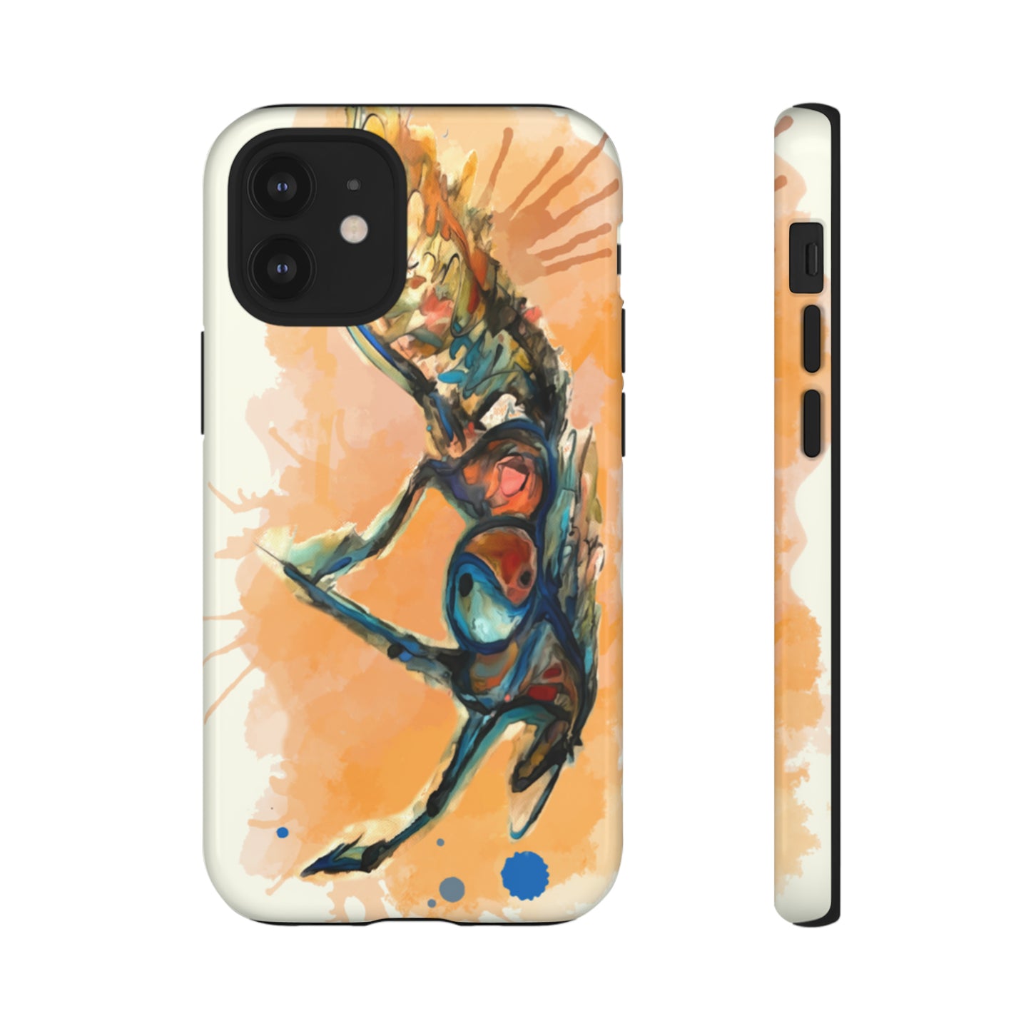 Yin Yang Watercolor Horse Horse Lover Gift Study Tough Case Phone Case.