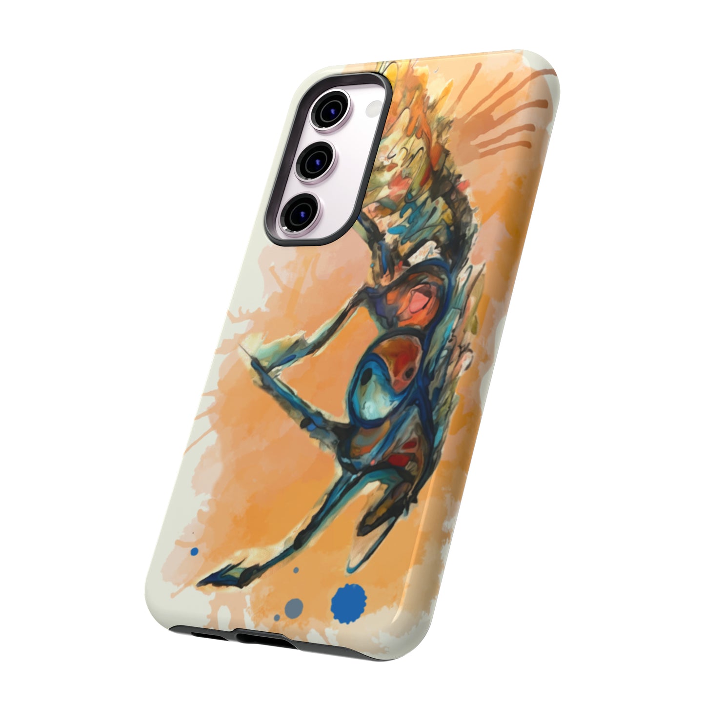 Yin Yang Watercolor Horse Horse Lover Gift Study Tough Case Phone Case.