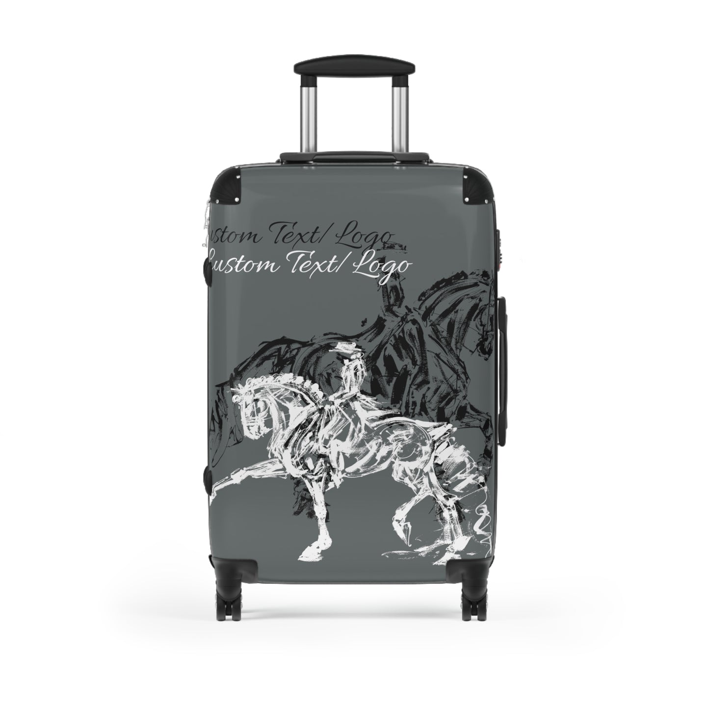 Custom Text/Logo Dressage design Suitcases