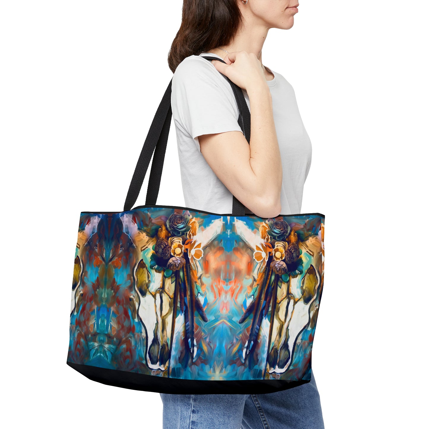 Artistic South Western Weekender Tote Bag