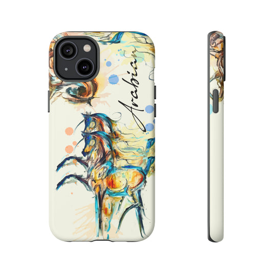 Arabian Watercolor Horse Horse Lover Gift Study Tough Case Phone Case.