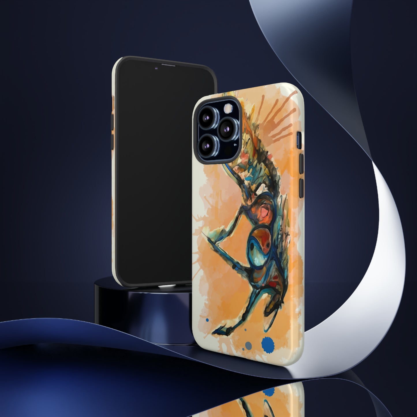 Yin Yang Watercolor Horse Horse Lover Gift Study Tough Case Phone Case.