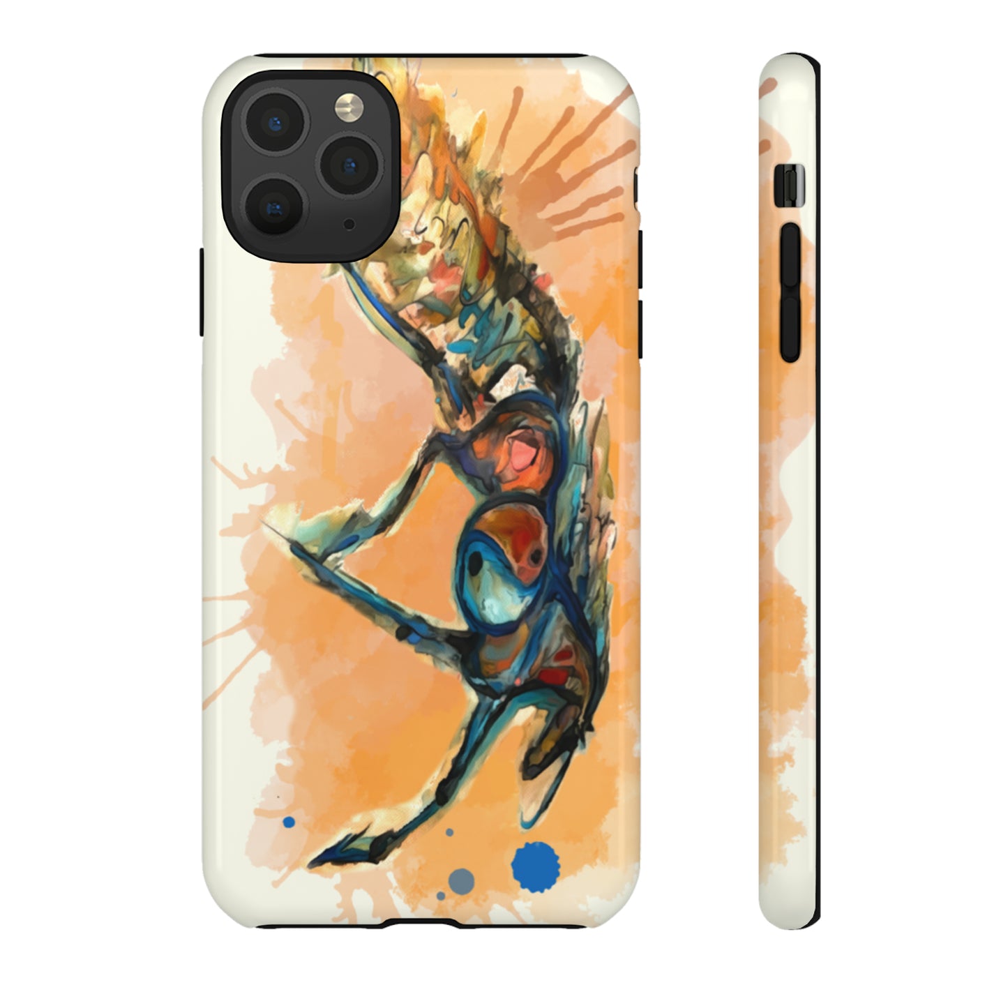 Yin Yang Watercolor Horse Horse Lover Gift Study Tough Case Phone Case.