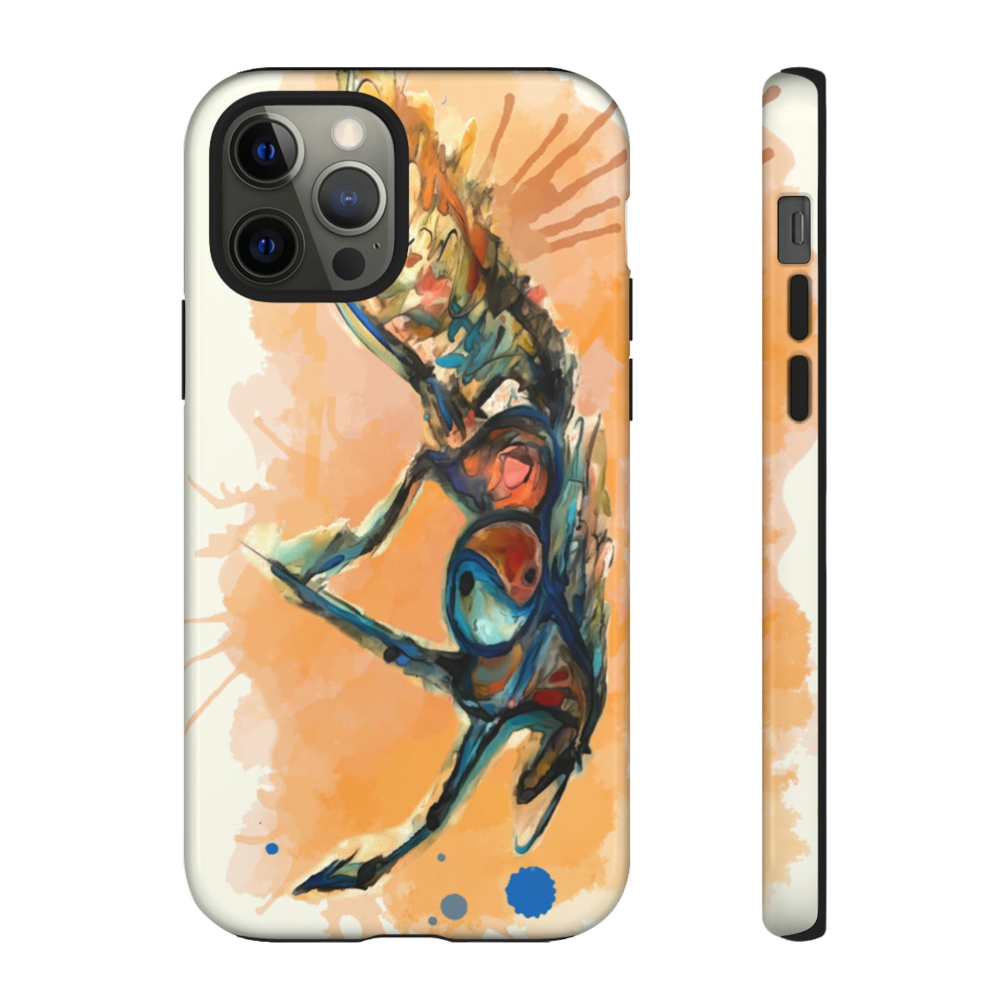 Yin Yang Watercolor Horse Horse Lover Gift Study Tough Case Phone Case.