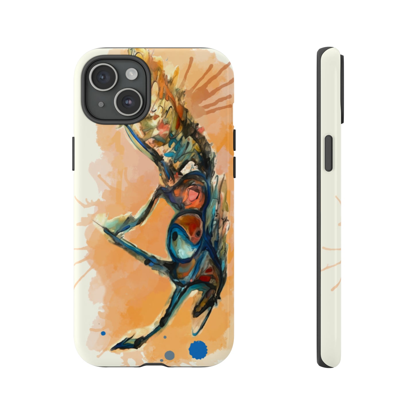 Yin Yang Watercolor Horse Horse Lover Gift Study Tough Case Phone Case.