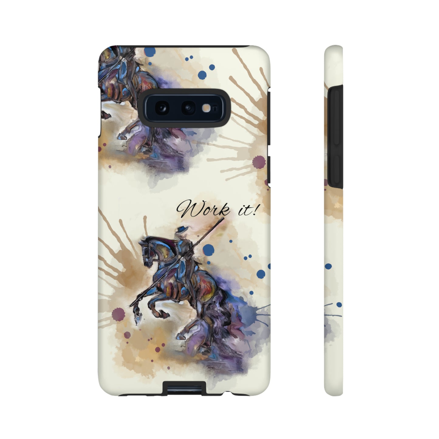 Working Equitation Watercolor Horse Horse Lover Gift Study Tough Case Phone Case.