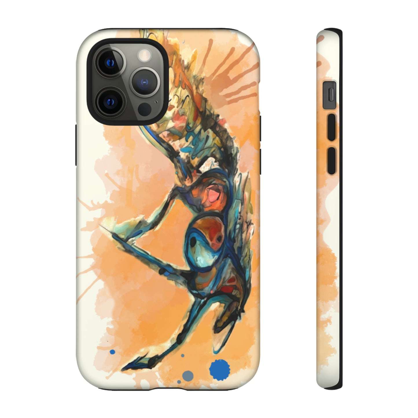 Yin Yang Watercolor Horse Horse Lover Gift Study Tough Case Phone Case.