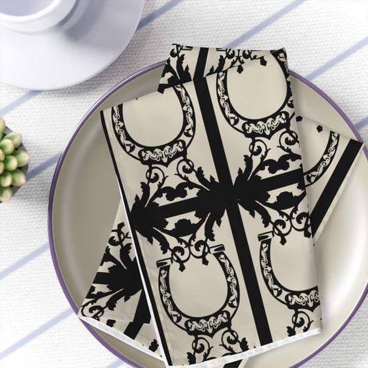 Copy of Horseshoe Cream Napkins (Set of 4)