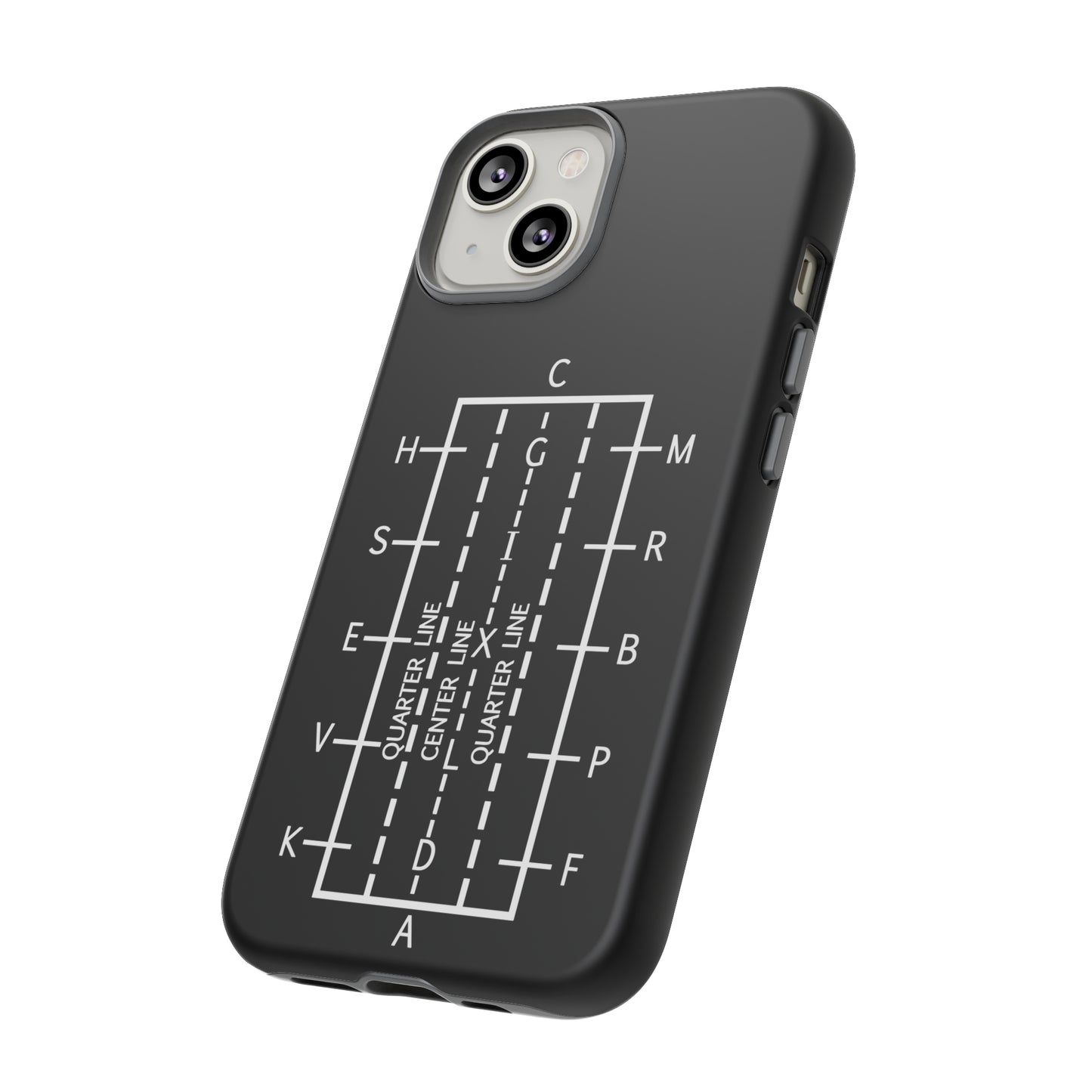 Dressage arena Study Tough Case Phone Case.