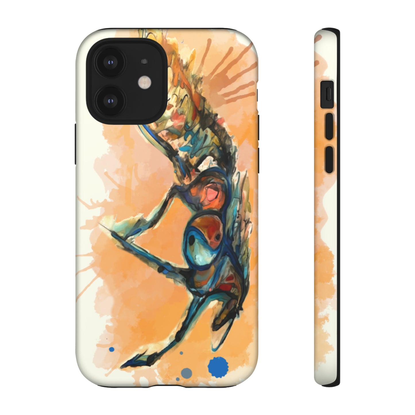 Yin Yang Watercolor Horse Horse Lover Gift Study Tough Case Phone Case.