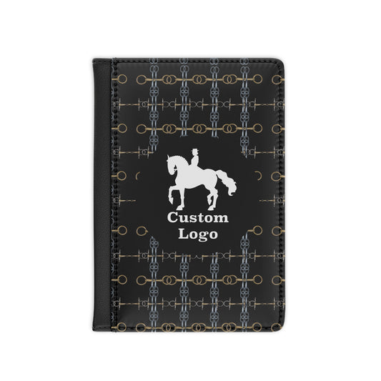 Customizable Equestrian Bit Pattern Passport Cover