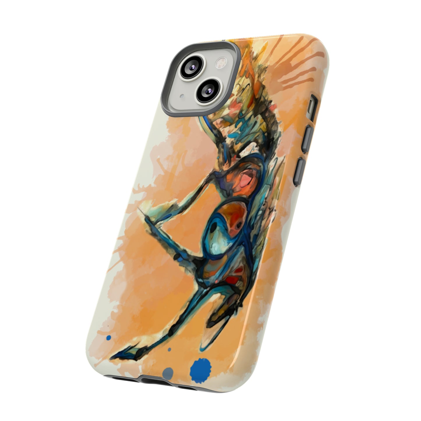 Yin Yang Watercolor Horse Horse Lover Gift Study Tough Case Phone Case.