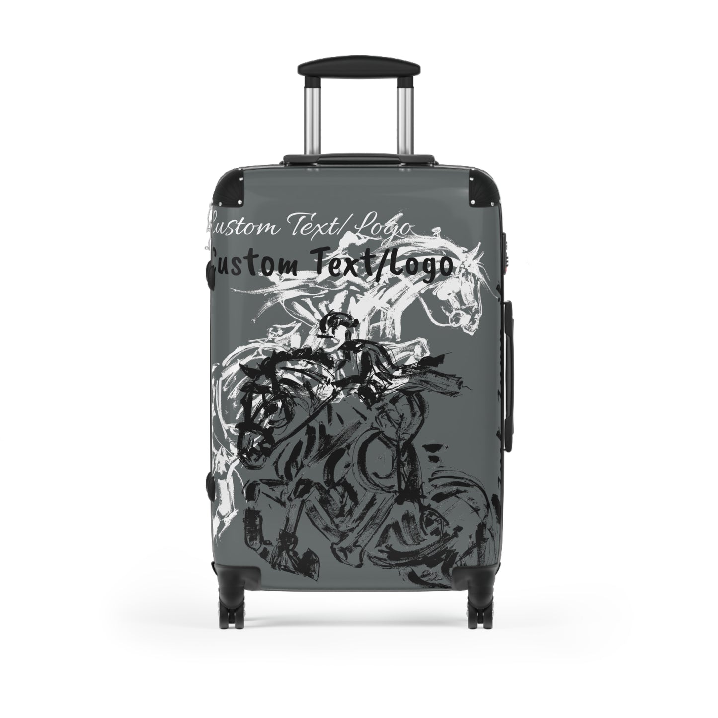 Custom Text/Logo Dressage design Suitcases